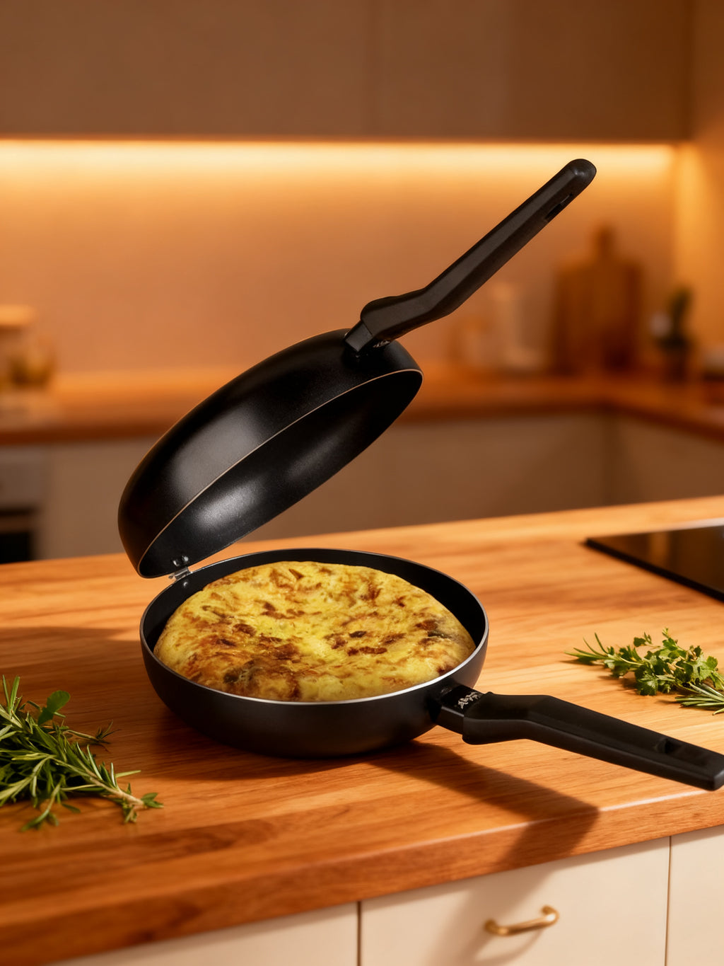 Sartén Doble Tortilla Luxe 24 cm