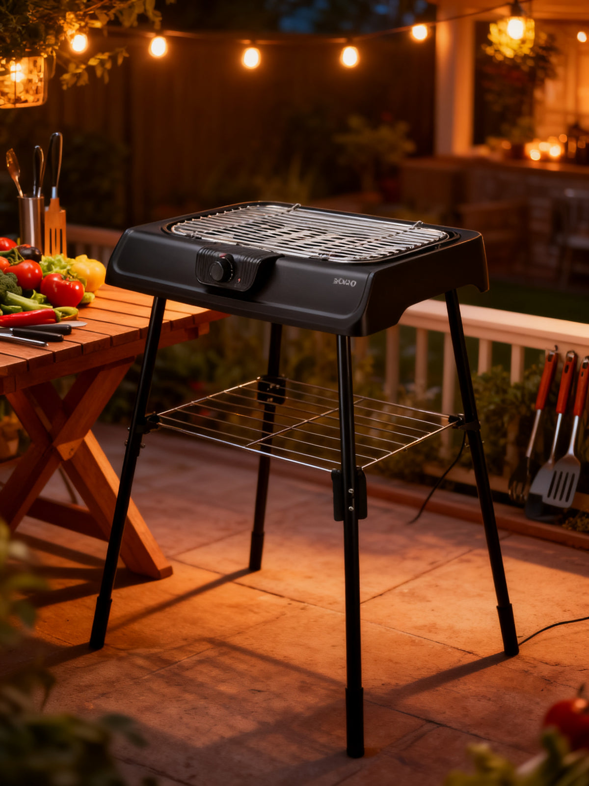 Barbacoa Eléctrica con Patas