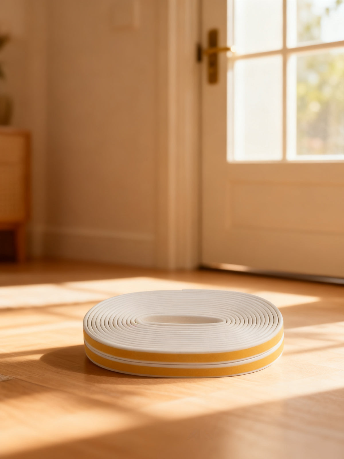 Burlete de Caucho Blanco 6m