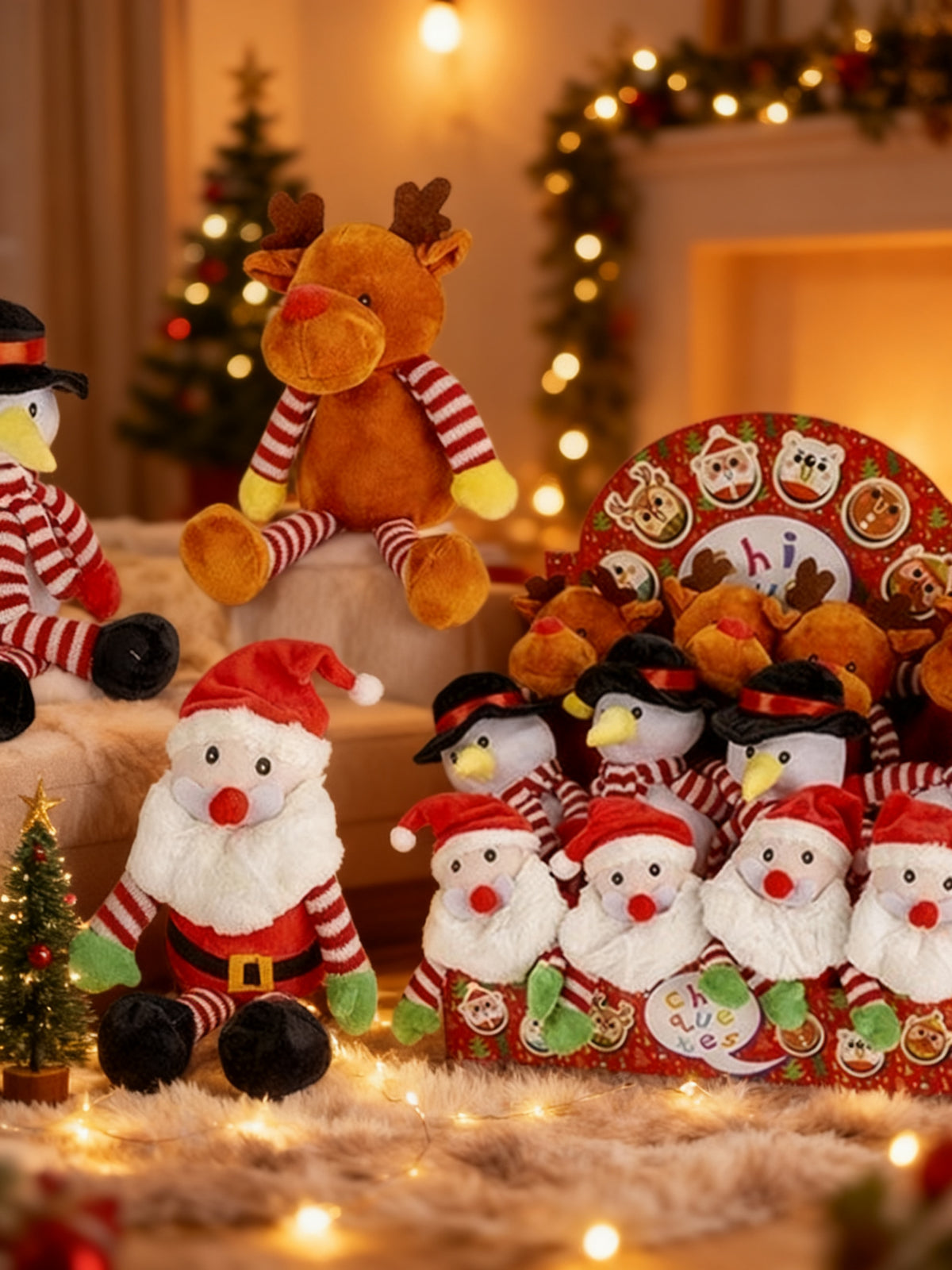 Animales Navideños 21cm 3 Surtidos