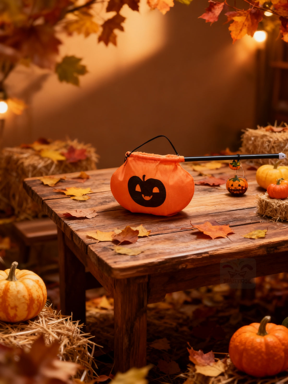 BOLSA DE DULCES CALABAZA NARANJA HALLOWEEN 1PC