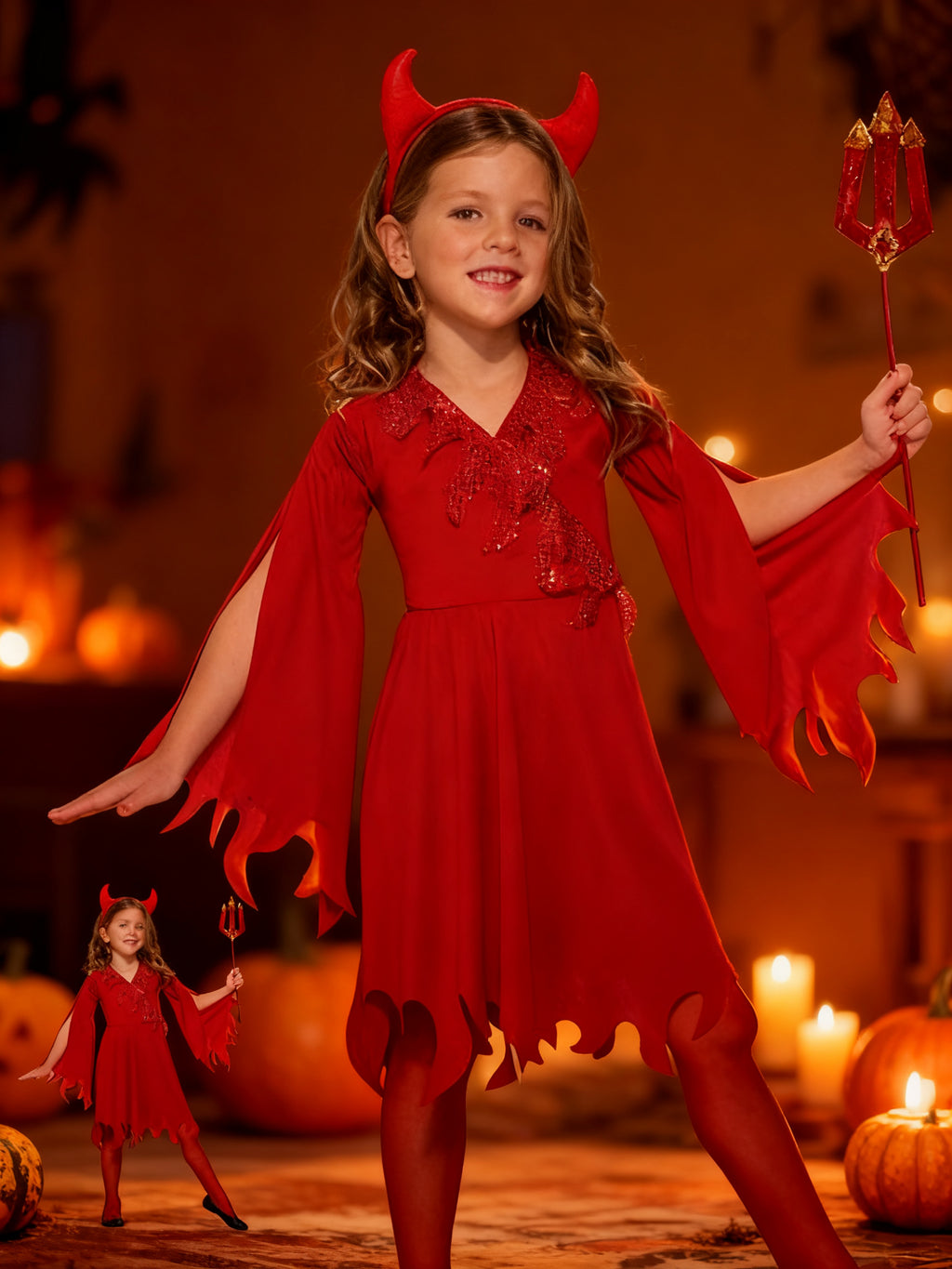 Traje de Demonio Rojo Infantil