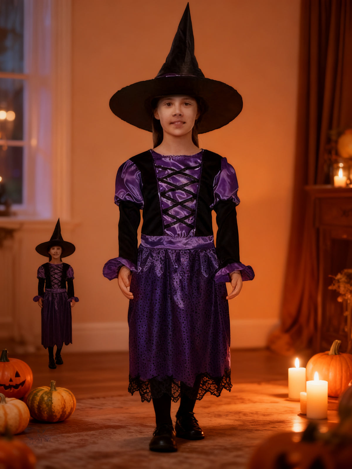 Traje de Bruja para Niña