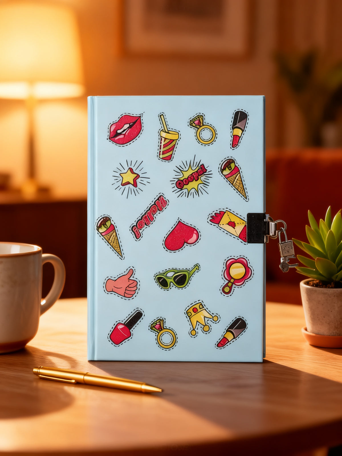 Cuaderno con candado A5