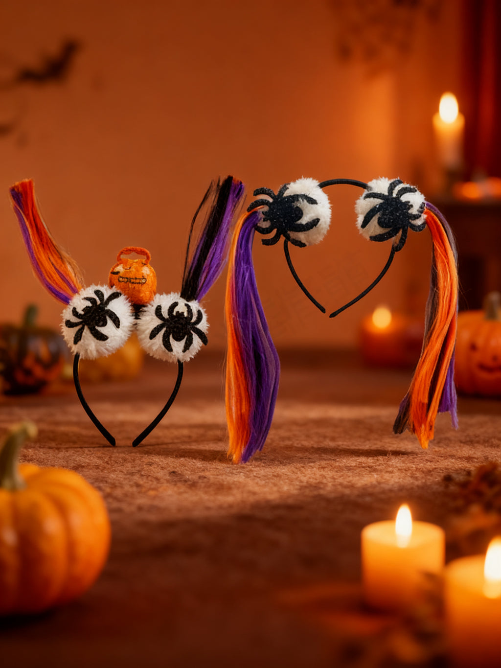 Diadema de Halloween con Peluca (1 pieza)