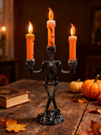 Lámpara de Calavera con Tres Velas para Halloween