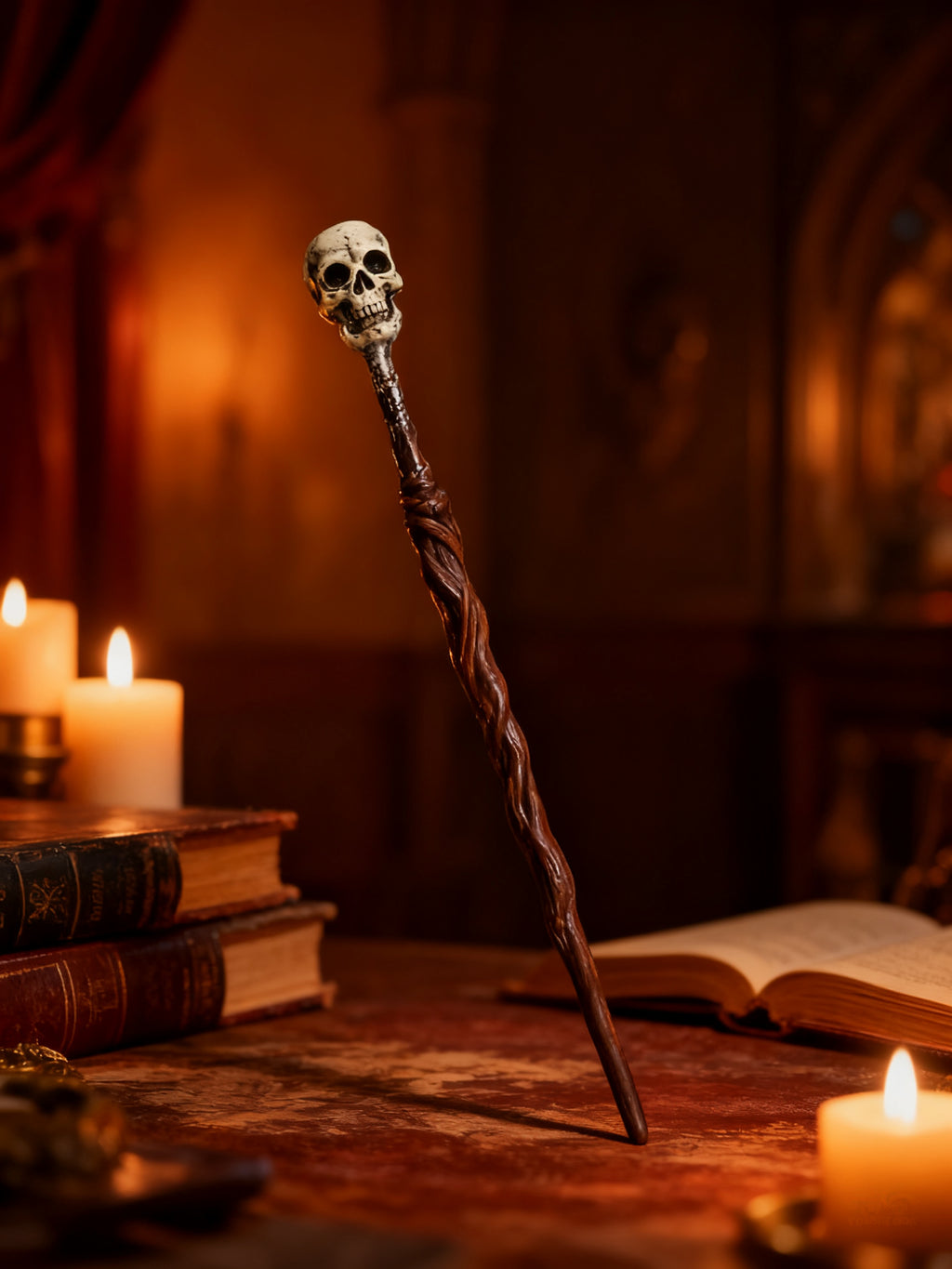 Varita Calavera Halloween Harry Potter 1 Pieza