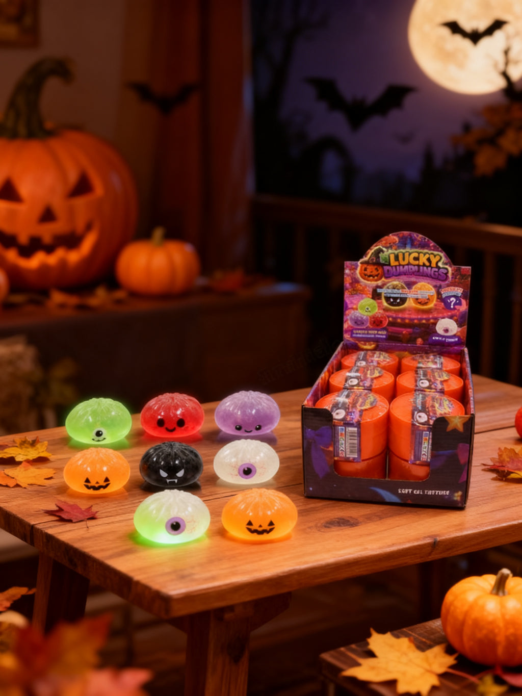 Squishy Lucky Dumpling Halloween Fosforescente