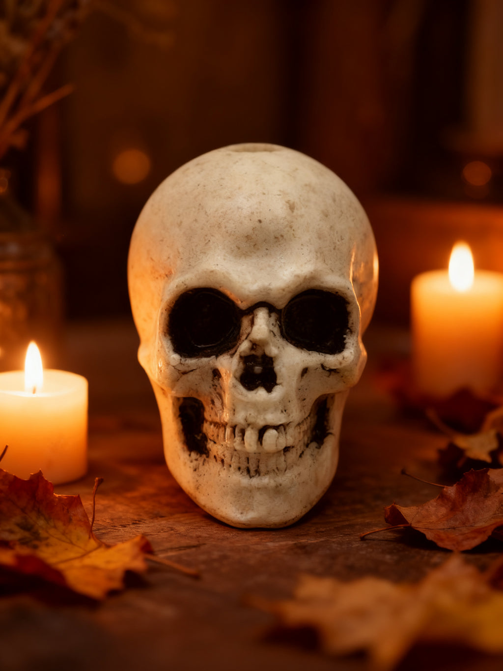 Mini Calaveras de Halloween 2,5 cm (30 ud.)