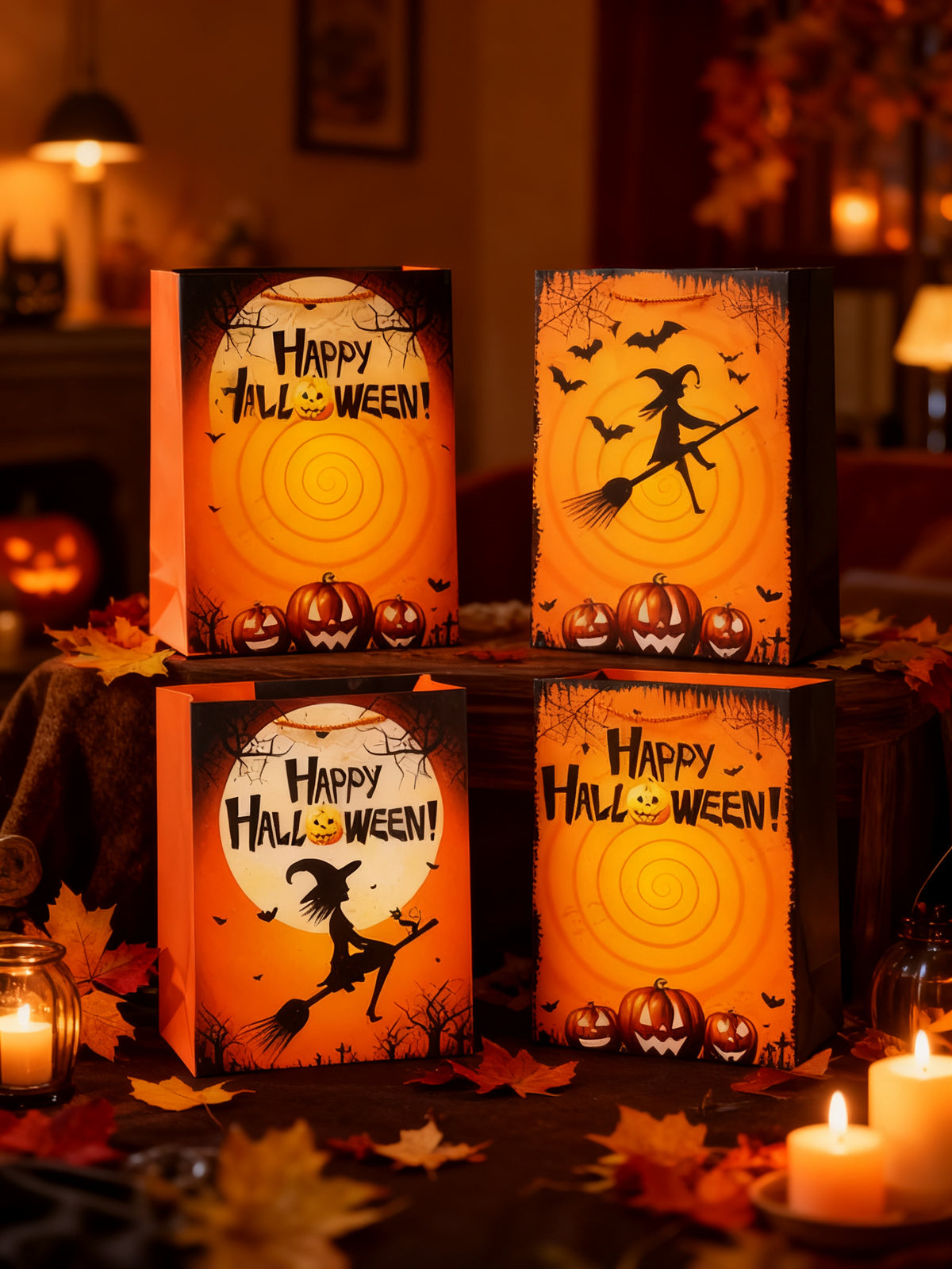 Bolsas de Regalo Halloween 4 Modelos Surtidos
