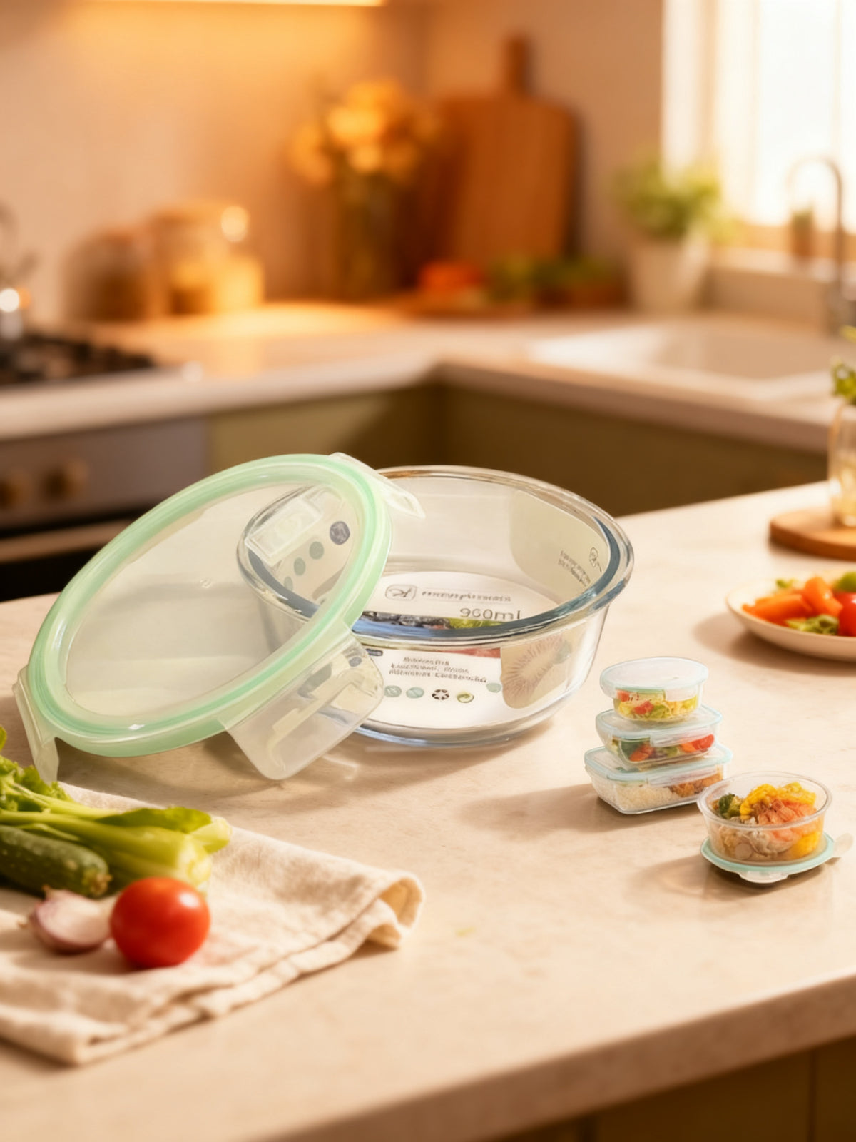 Fiambrera de Cristal 620ML
