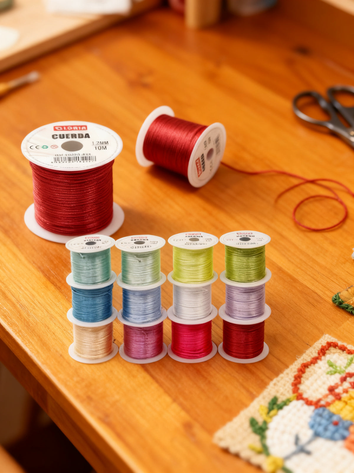 CUERDA 1.2MM x 10M COLORES CLAROS