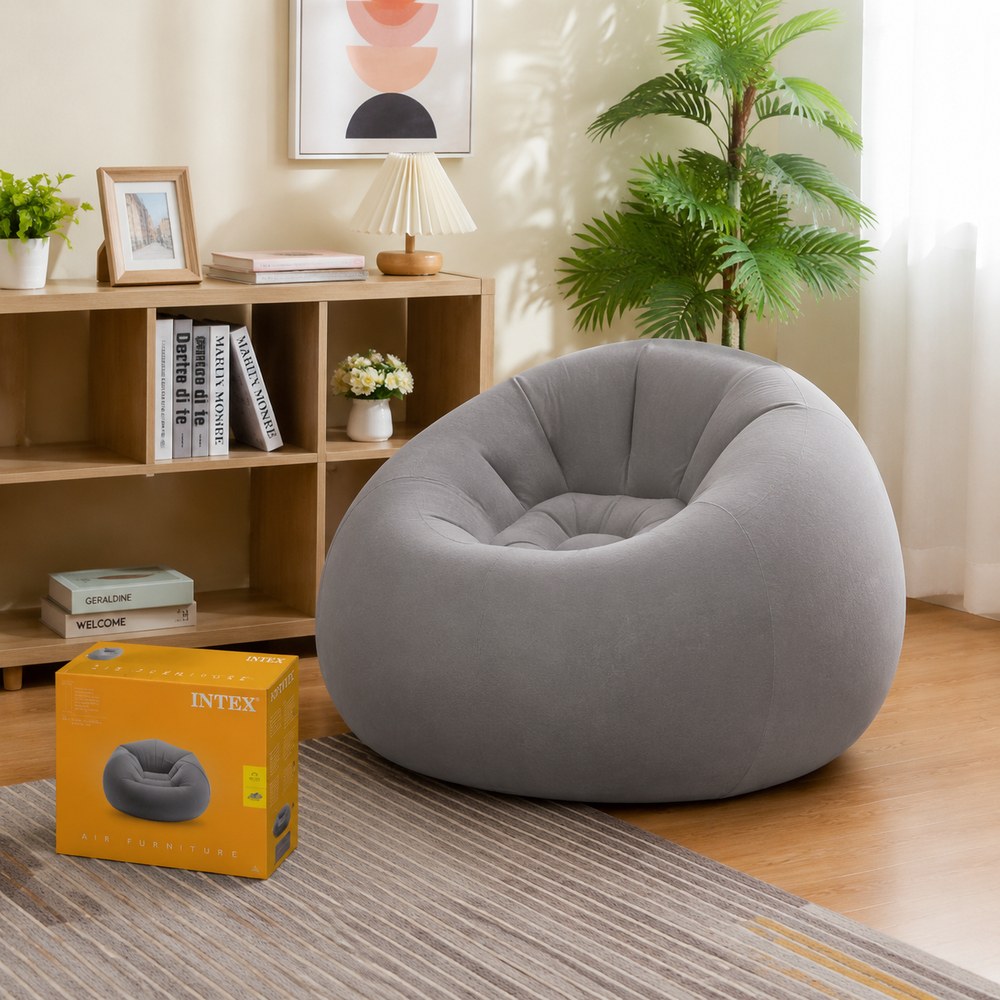 Bean Bag Chair in Grey