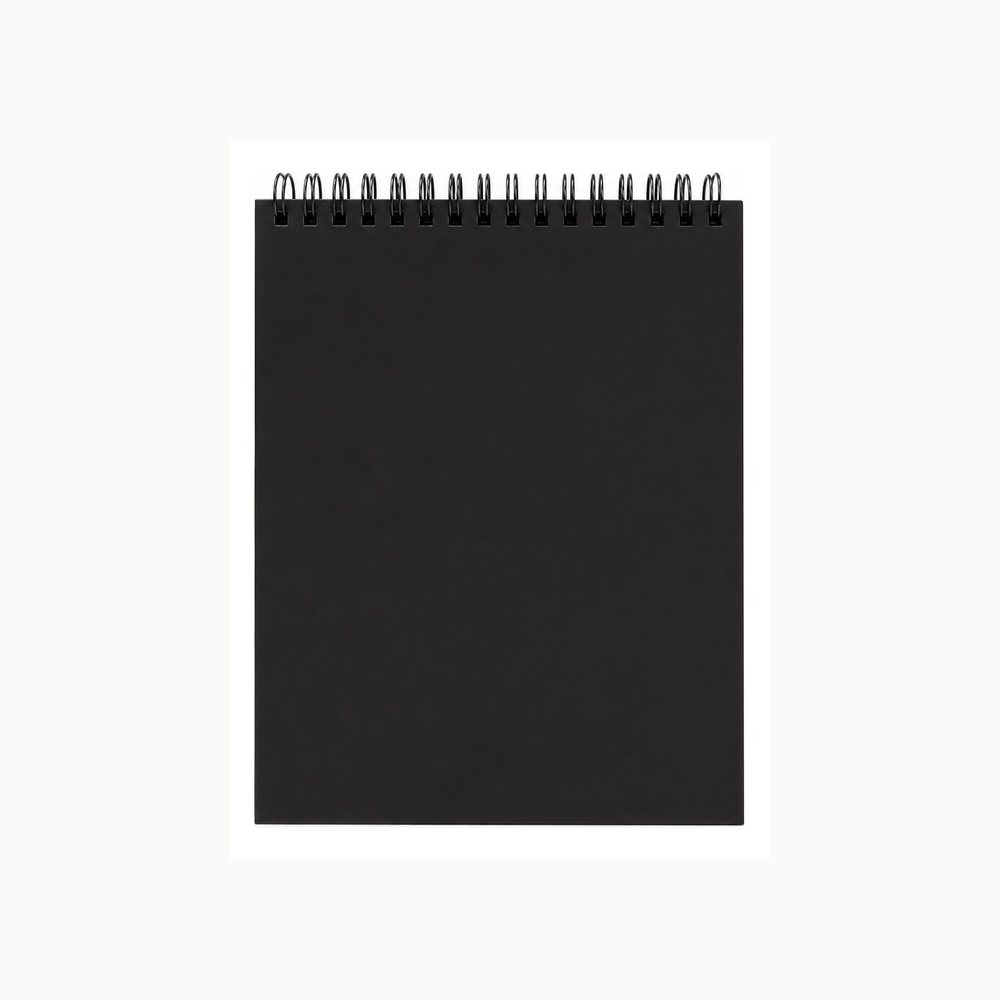 Cuaderno de Dibujo Sgrafito A5 Negro | Fondo Negro Puro | Arte Creativo para Niños y Adultos