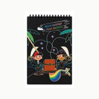 A5 Scratch Art Sketchbook | Pirate Design | Creative Art for Kids and Adults