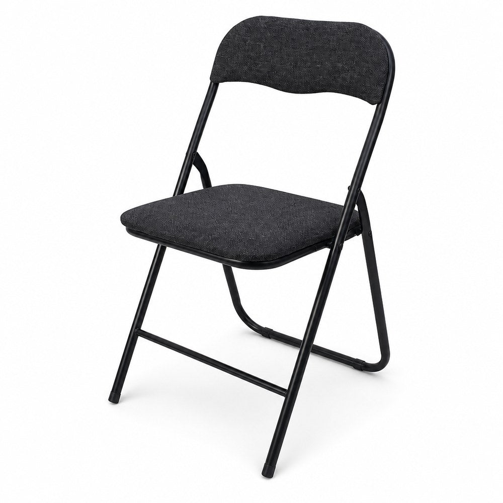 Padded folding chair