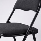 Padded folding chair