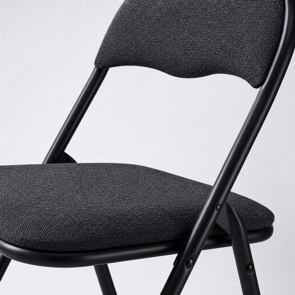 Padded folding chair