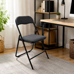 Padded folding chair