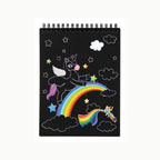 Sgraffito Drawing Pad A5 | Unicorn Magic Paper | Creative Art for Kids and Adults
