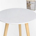 Mesa Auxiliar Moderna | Superficie Resistente y Patas de Madera | Salón y Dormitorio