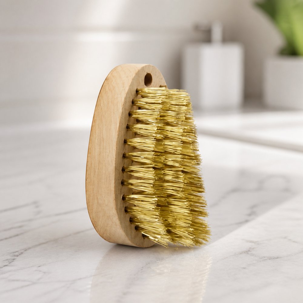 Metal Brush with Steel Bristles | Wooden Handle | Cleaning Metal, Rust, and Hardware