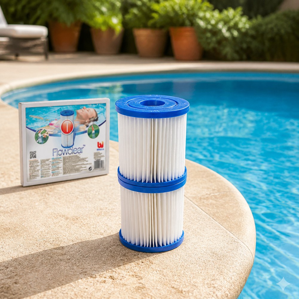 Filtro de Cartucho para Piscina | Alta Calidad | Fácil Instalación | Piscinas Domésticas