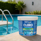 Cloro Granulado Rápido para Piscina 4 Kg | Tratamiento de Choque | Doméstica y Comercial