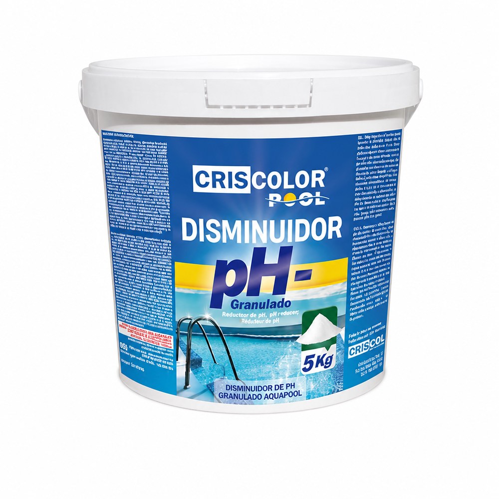 Reductor de Ph Granulado para Piscina - imagenes de producto y uso