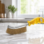 10" Abrasive Wire Brush | Steel Bristles | Grill, Fireplace, and Hard Surfaces