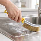 10" Abrasive Wire Brush | Steel Bristles | Grill, Fireplace, and Hard Surfaces