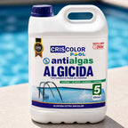 Alguicida Líquido para Piscina | 5 Litros | Acción Rápida y Duradera | Doméstica y Comercial