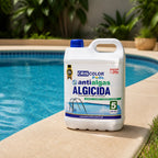 Alguicida Líquido para Piscina | 5 Litros | Acción Rápida y Duradera | Doméstica y Comercial