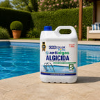 Alguicida Líquido para Piscina | 5 Litros | Acción Rápida y Duradera | Doméstica y Comercial