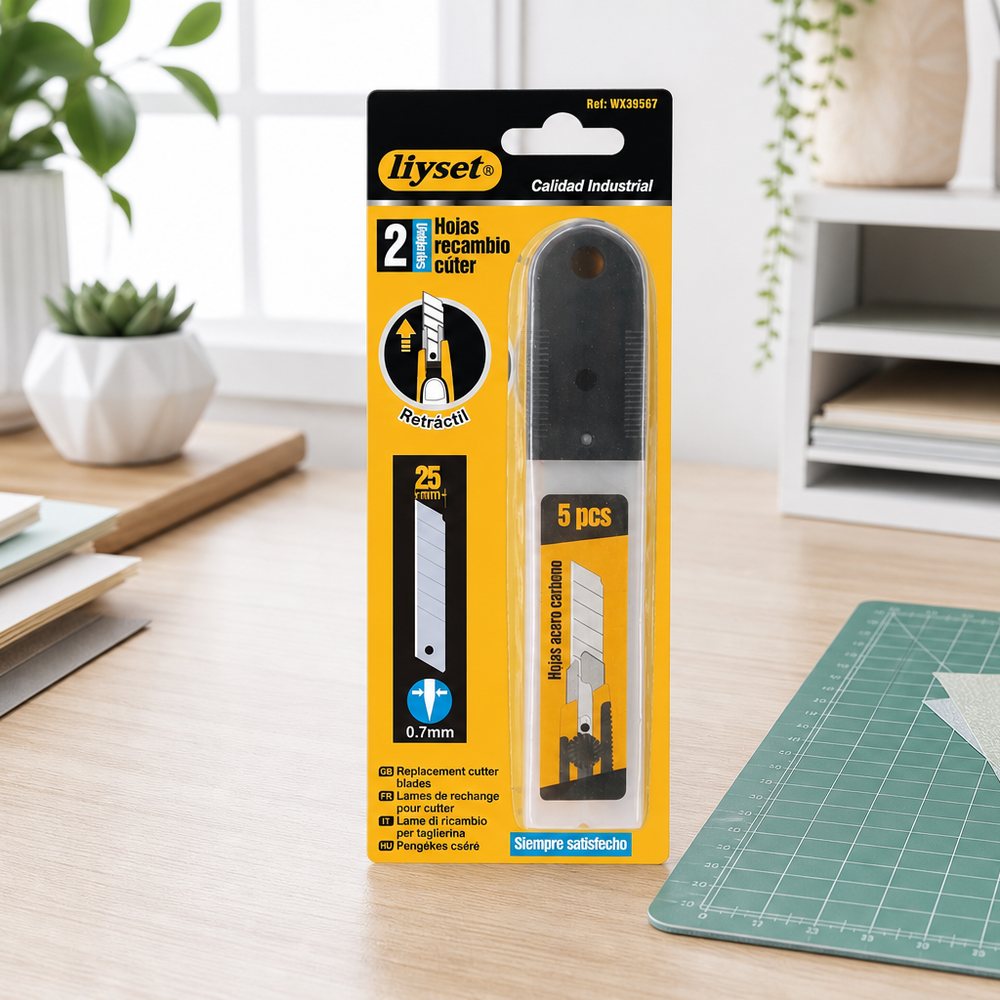 25mm Utility Knife Blades | Carbon Steel | Crafts and DIY