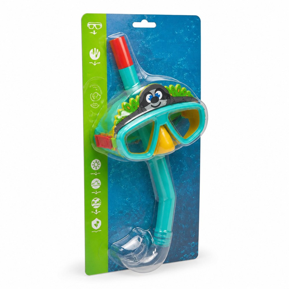 Máscara de Snorkel para Niños con Tubo | Hermética y Cómoda | Playa y Piscina
