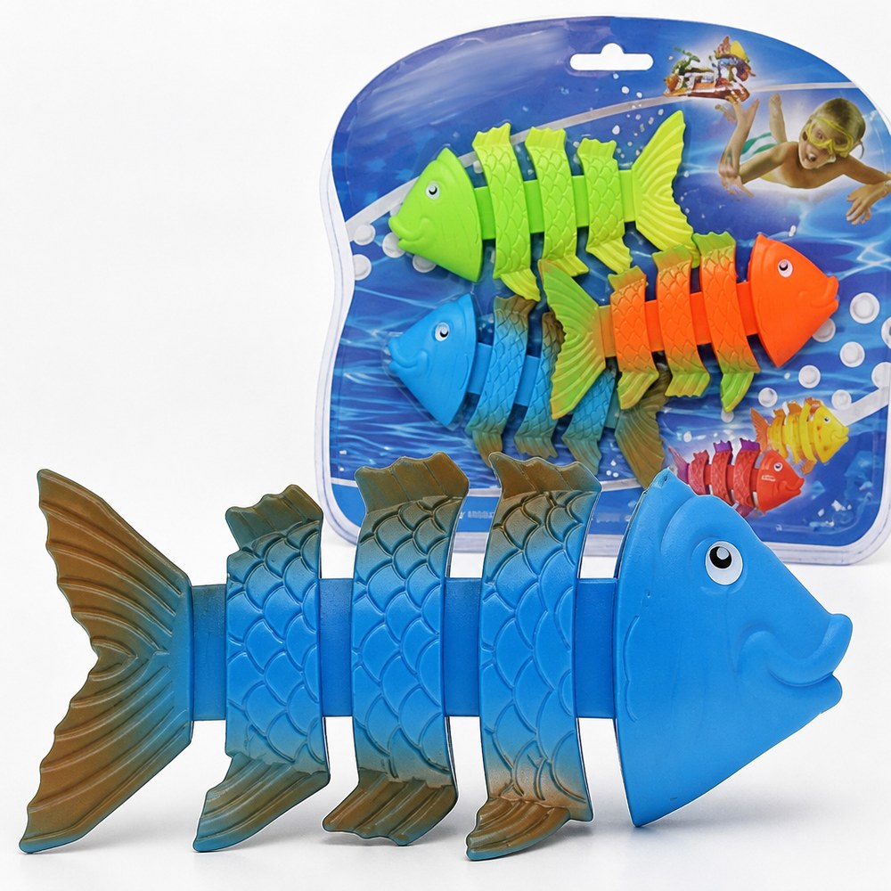 Peces de Juguete para Piscina | Set 3 Unidades | 3 Colores | Juego Acuático Niños