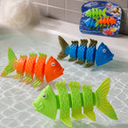 Peces de Juguete para Piscina | Set 3 Unidades | 3 Colores | Juego Acuático Niños