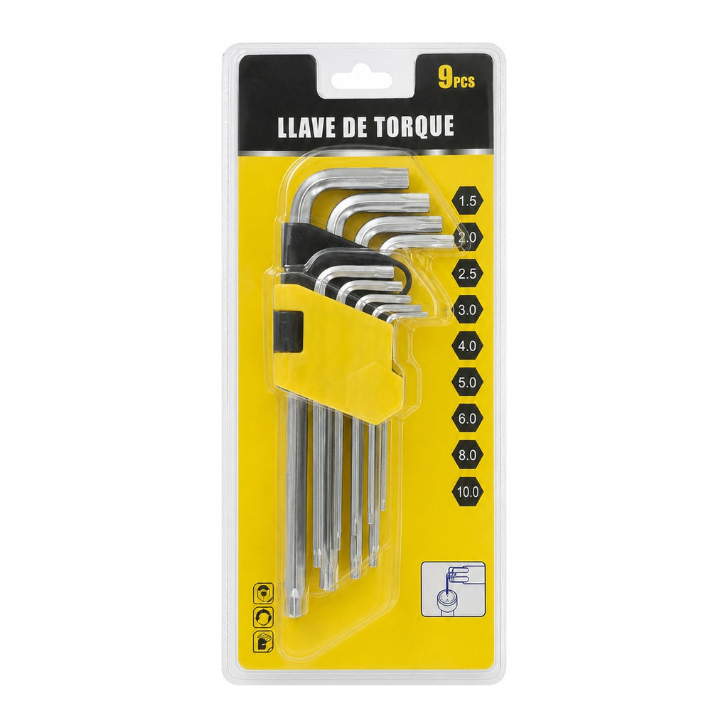 Juego de Llaves Torque 1.5-10mm 9pcs - producto y usos principales