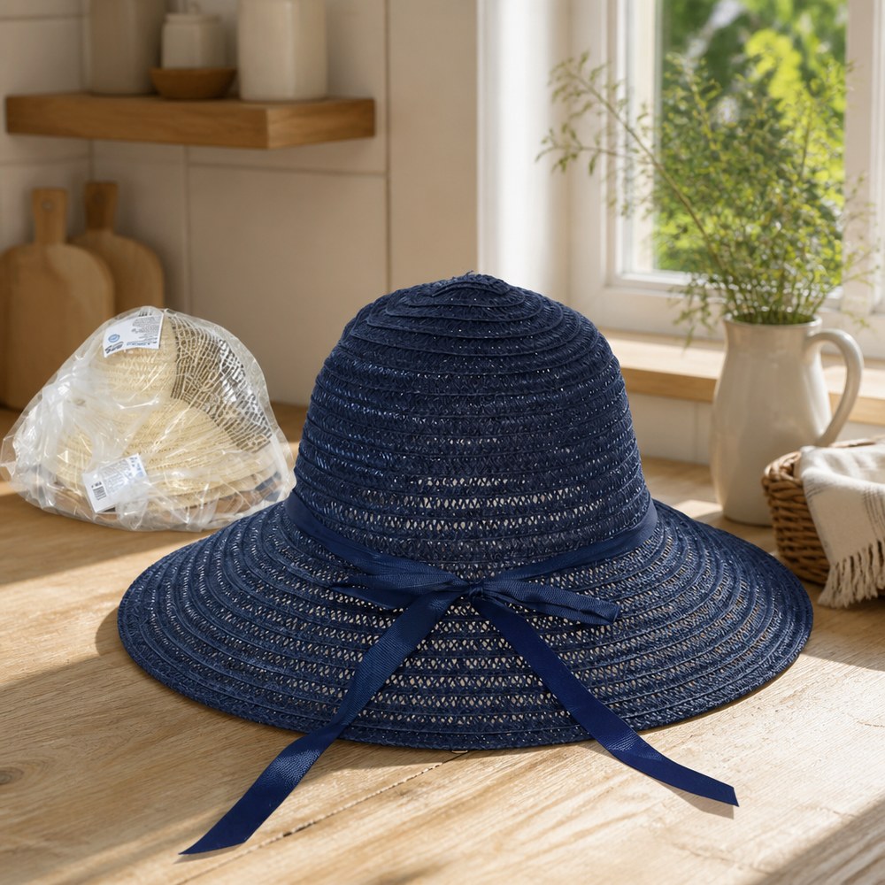 Blue Straw Hat