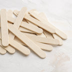 Palitos de Madera Natural para Helados 6.5cm | 100% Biodegradables | Manualidades y DIY