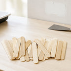Palitos de Madera Natural para Helados 6.5cm | 100% Biodegradables | Manualidades y DIY