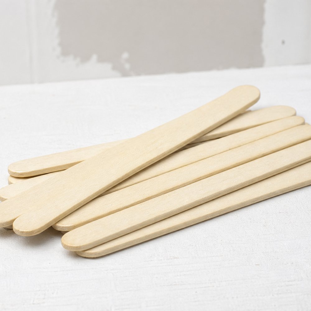 Palitos de Madera para Paletas y Manualidades | 15cm | Helados Caseros, Arte y DIY