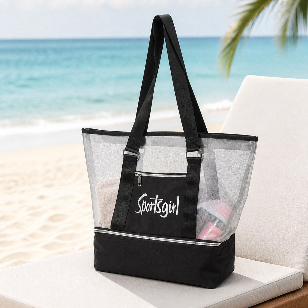 Bolsa de Playa Transparente Reutilizable | Piscina y Actividades Acuáticas | Eco