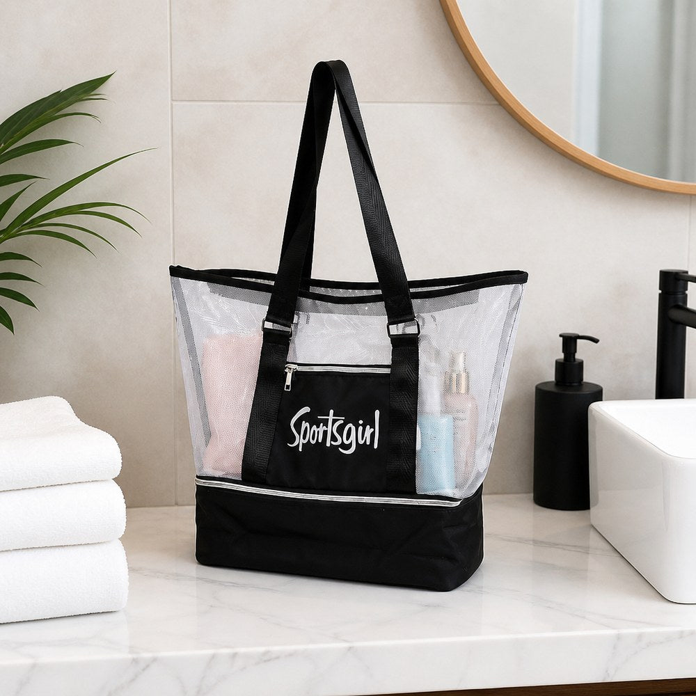 Bolsa de Playa Transparente Reutilizable | Piscina y Actividades Acuáticas | Eco