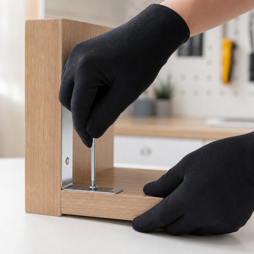 100% cotton gloves