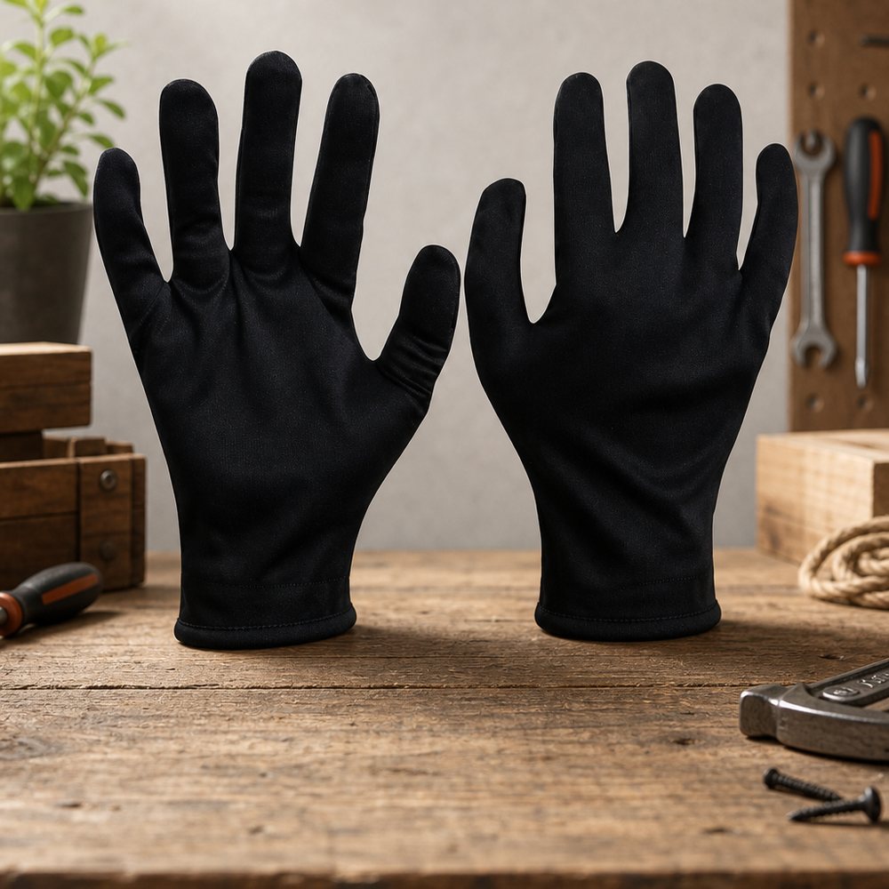 100% cotton gloves