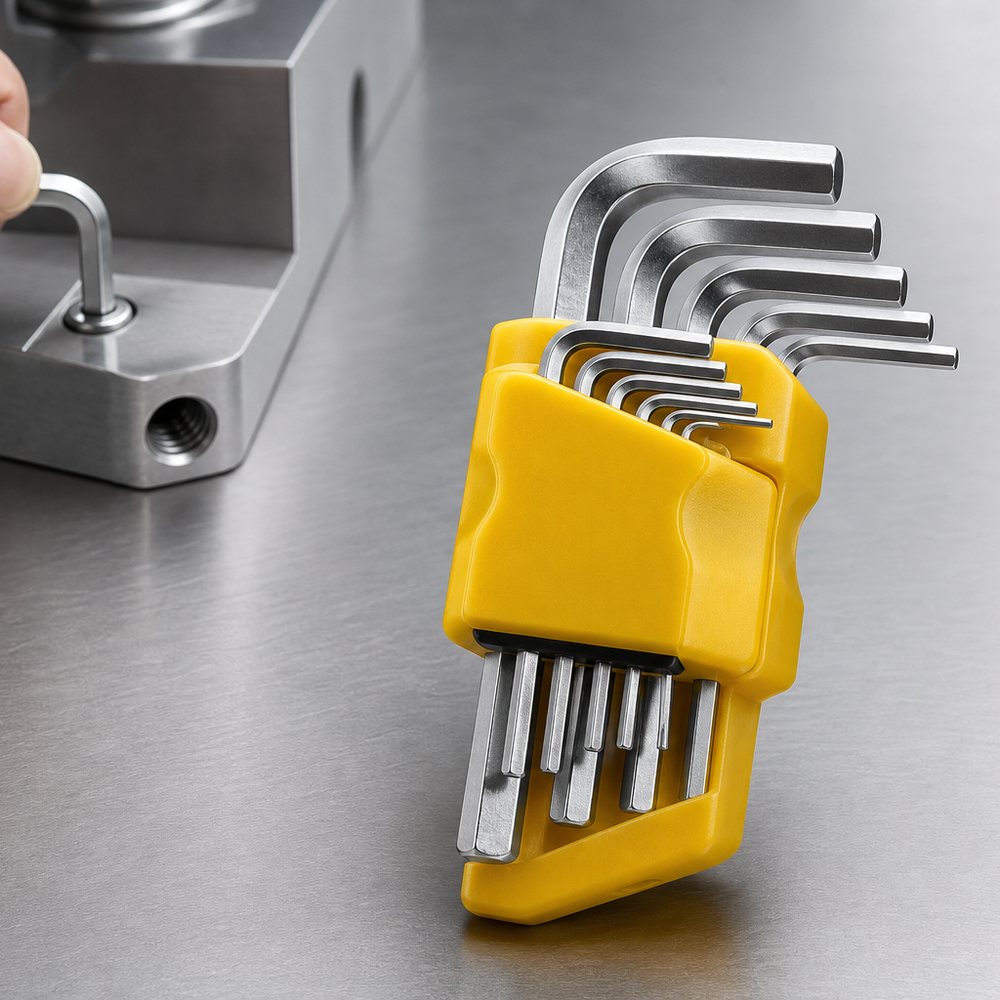 Llaves Allen Industrial de 9 piezas