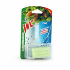 Ambientador WC Doble Acción Pino | Limpia y Perfuma | Depósito Inodoro | Aroma Fresco