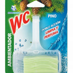 Ambientador WC Doble Acción Pino | Limpia y Perfuma | Depósito Inodoro | Aroma Fresco